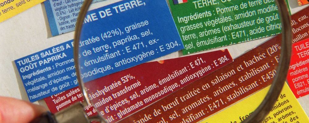Les additifs alimentaires